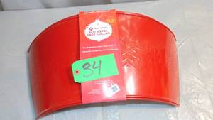 lot 34 image: Members Mark Red Metal Tree Collar 26 NEW