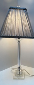 lot 43 image: Modern Acrylic Lamp