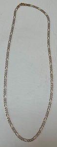 lot 132 image: Gold Necklace 417 mark (10K) Yellow & white Gold Necklace Made in Italy 7.1 Grams
