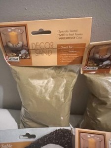 lot 192 image: ACTIVA Deco Sand in Neutral Colors - 8 Bags - For use in Crafting & Decorating