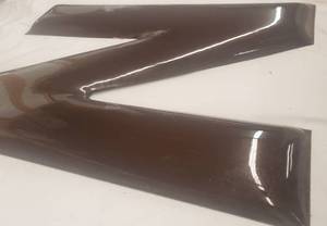 lot 311 image: Vintage Enamel Letter N