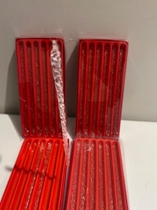 lot 156 image: Vintage Twisted Glass Crystal ICICLES Christmas Ornaments by Kurt S. Adler