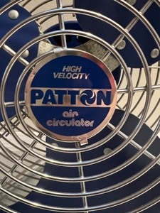 lot 208 image: PATTON High Velocity Metal Air Circulating FAN 3 Speed - Works