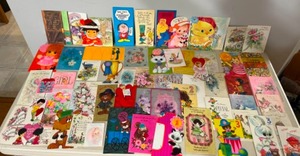 lot 209 image: Huge Lot of Vintage Greeting Cards - Crafting - Collecting 1940s - 1970s