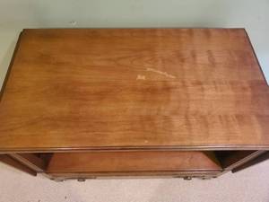 lot 245 image: Vintage RWAY Furniture Buffet  Bar Cart