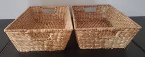 lot 184 image: Matching Storage Baskets for Decor or Organizing