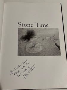 lot 356 image: Signed Copy of STONE TIME A Portrait and a Meditation by T.H. Watkins Hardcover Book w Dustjacket
