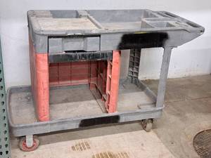 lot 266 image: Tool Cart 1-drawer2-tier
