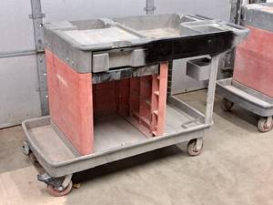 lot 268 image: Tool Cart 1-drawer2-tier