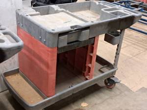 lot 271 image: Tool Cart 1-drawer2-tier