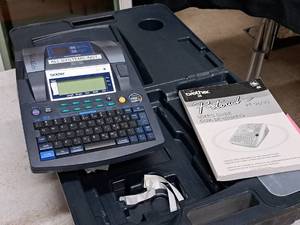 lot 285 image: Brother P-Touch Pro XL 24V Labeler PT-9600 with Case