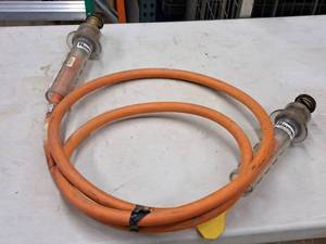 lot 324 image: Hastings Fiberglass Products Grounding Jumper Cable (clear ends)
