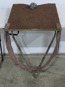 Homemade Tree Stand with Leg Rest Strap