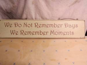 Wall Plaque -  33 x 7