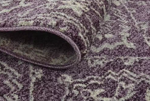 Unique Loom  Damask Purple 33 x 53 Rug