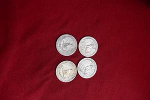 Lot of (4)                               90% SILVER QUARTERS - VAR DATES 90% Silver Quarters SAN FRANCISCO mint