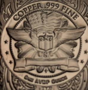 Lot of (10) .999 FINE SOLID COPPER COLLECTIBLES - BULLION PIECES  - WALKING LIBERTY
