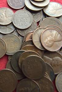 Lot of (50) Wheat Pennies