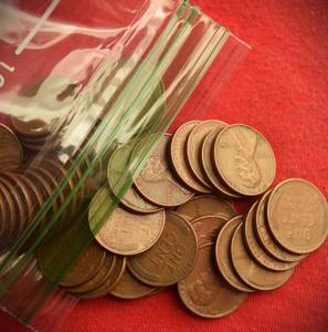 Lot of (110) WHEAT PENNIES HIGHER GRADING