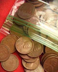 Lot of (100) WHEAT PENNIES HIGHER GRADING