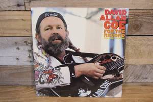 lot 8 image: David Allan Coe - For The Record - Vinyl Record - 1984