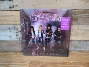 lot 36 image: Cinderella - Night Songs - Vinyl Record - 1986