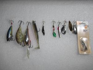 Set of 11  Wigglers, Rattlers, Divers, Spoons Fishing Lures