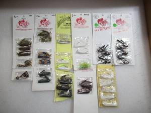 Set of 34 Hand Crafted Heads, Spinners, Swim Jigs Fishing Lures