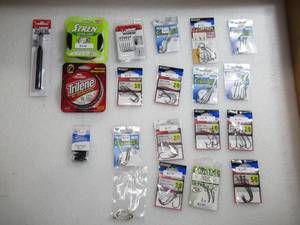 Lot of 20 Hooks Line and Sinker Fishing Gear