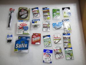 Lot of 20 Hooks Line and Sinker Fishing Gear