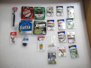 Lot of 20 Hooks Line and Sinker Fishing Gear