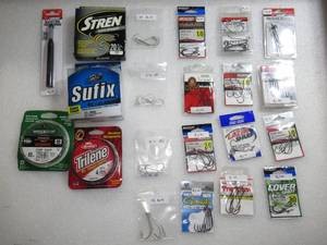 Lot of 21 Hooks Line and Sinker Fishing Gear