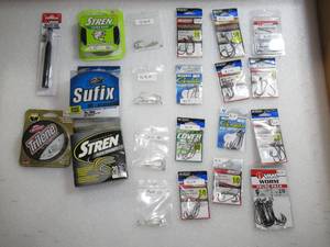 Lot of 21 Hooks Line and Sinker Fishing Gear