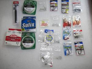 Lot of 25 Hooks Line and Sinker Fishing Gear