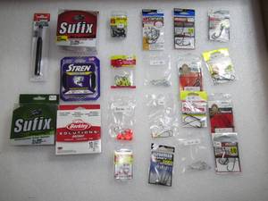 Lot of 21 Hooks Line and Sinker Fishing Gear