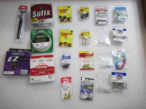 Lot of 21 Hooks Line and Sinker Fishing Gear