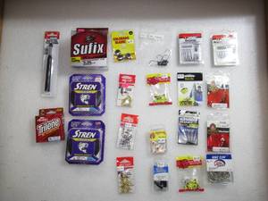 Lot of 21 Hooks Line and Sinker Fishing Gear
