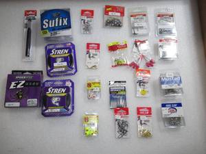 Lot of 22 Hooks Line and Sinker Fishing Gear