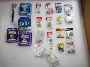 Lot of 22 Hooks Line and Sinker Fishing Gear