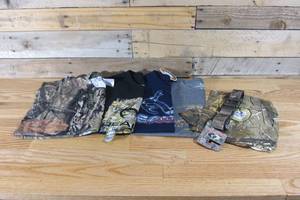 Mens Medium Mossy Oak & Realtree Clothing Items (6)