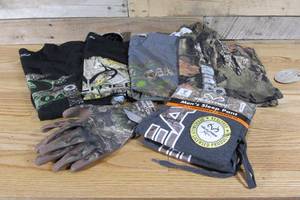Mens Medium Mossy Oak & Realtree Clothing Items (6)