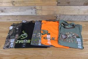 Mens Large Mossy Oak & Realtree Shirts (5)