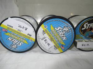 Lot of 9-Fishing Line-Tackle Bin-Jig Stow