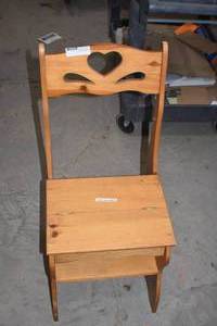 Wooden ChairStep stool