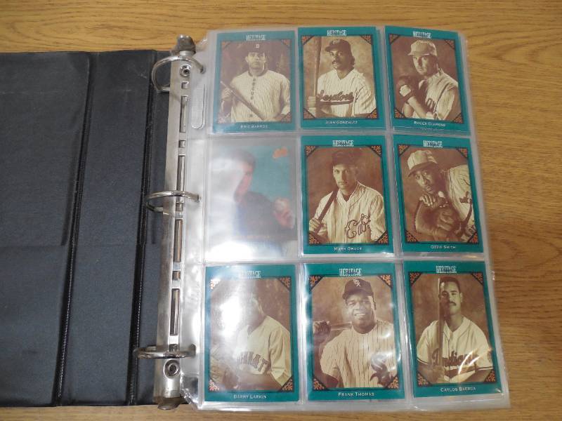 lot 149 image: Album Full Of 1990s Baseball Inserts & More LK