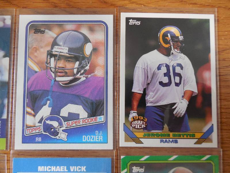 lot 79 image: (6) Card Football Rookie Lot - AWESOME