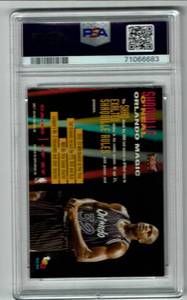 lot 12 image: PSA 6 1993 Stadium Club Beam Team Shaquille ONeal #1