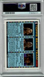 lot 5 image: PSA 8 1992 Topps Beam Team Michael Jordan #3