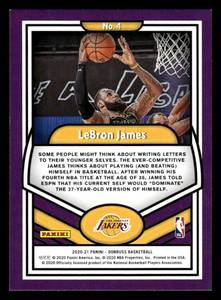 lot 89 image: 2020 Donruss Complete Players Lebron James #4