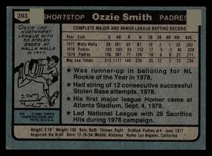 lot 37 image: 1980 Topps Ozzie Smith #393